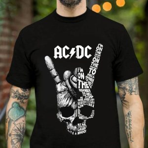 AC DC Skull Shirt Mens