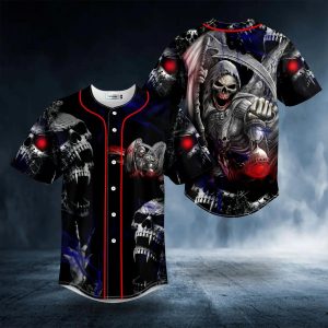 Death Devil Blood Skull Baseball Jersey