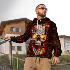 Blast Skull 3D Hoodie