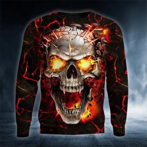 Blast Skull 3D Sweatshirt