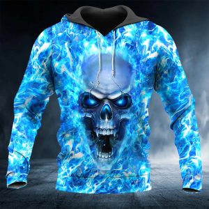 Face Ice Skull 3D Hoodie