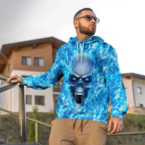 Face Ice Skull 3D Hoodie