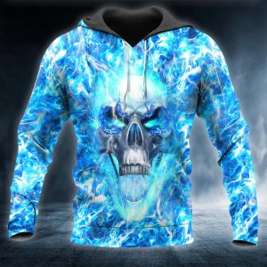 Ice Face Skull 3D Hoodie