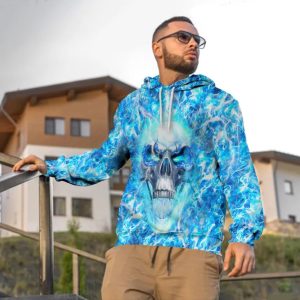 Ice Face Skull 3D Hoodie