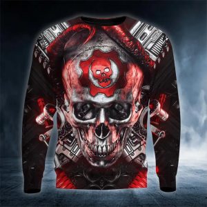 Just Funky Gear Of War Skull 3D Sweatshirt