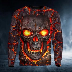 Lava Skull 3D Sweatshirt