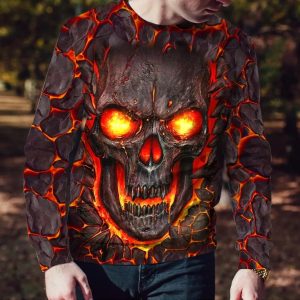 Lava Skull 3D Sweatshirt