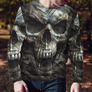 The Hideout Camo Skull 3D Sweatshirt