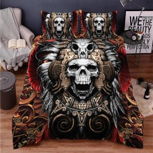 King Skull Bedding Set