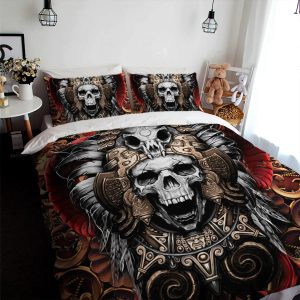 King Skull Bedding Set