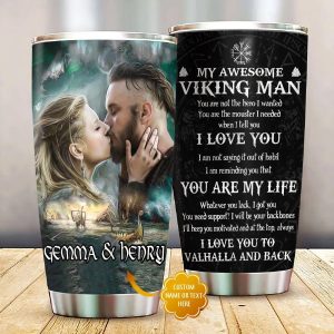 My Awesome Man Viking Custom Tumbler