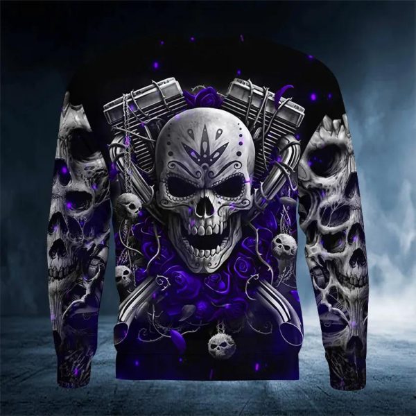 Viking Till Valhalla Never Kneel Tattoo 3D Sweatshirt