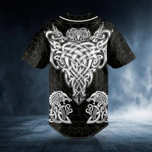 Dragon Power White Tattoo Custom Baseball Jersey 2