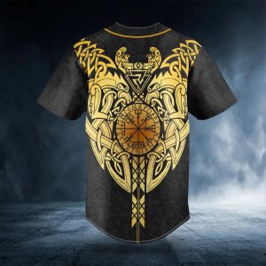 Viking Blood Eagle Tattoo Custom Baseball Jersey