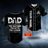 Viking Dad The Heathen The Myth The Legend Custom Baseball Jersey